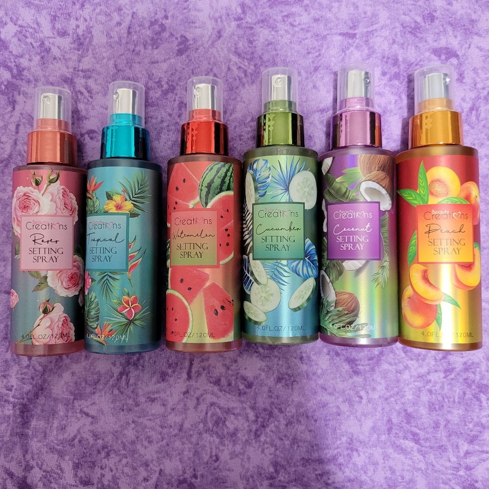 Beauty Creations setting sprays